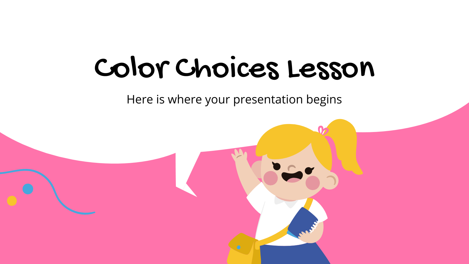 颜色选择课程PowerPoint模板